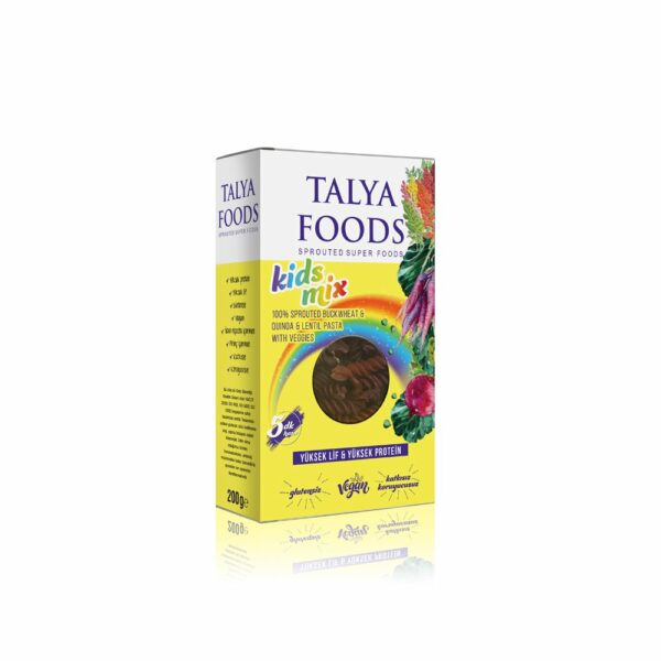 Talya Foods Kids Mix Karışık Sebzeli Makarna 200 gr